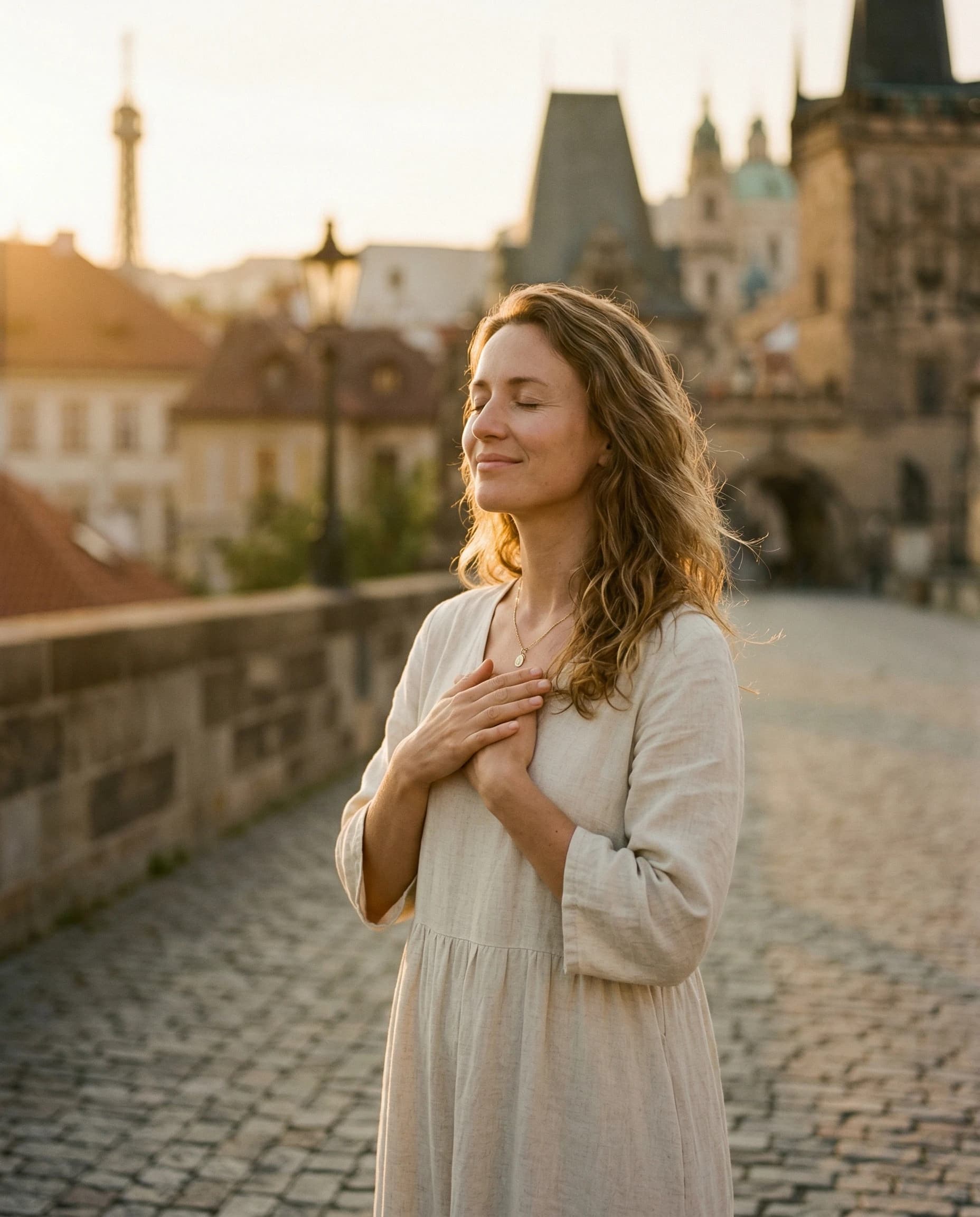 Žena objevující svůj skutečný návod k sobě